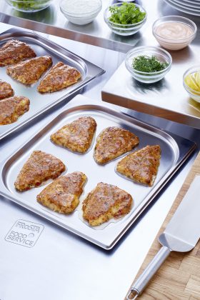 MSC Mini Formed Fish Fillet with Grill Stripes »Tomato-Basil«, approx. 125g