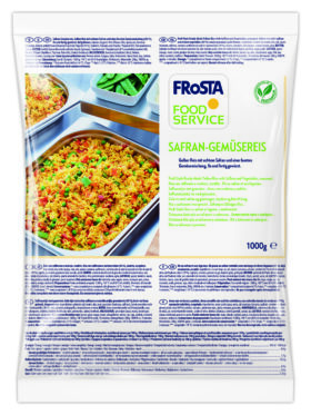 Profi Style Ready-Made Yellow Rice with Saffron and Vegetables, vegetarian